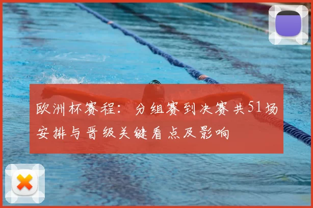 欧洲杯赛程：分组赛到决赛共51场安排与晋级关键看点及影响
